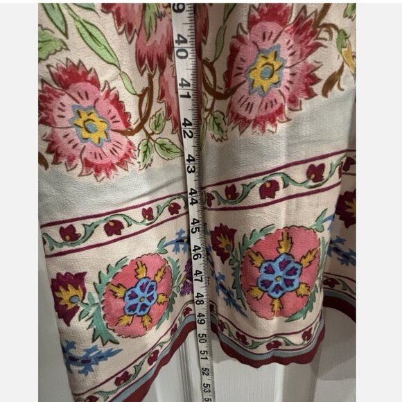 ZARA 7933 FLORAL PAISLEY MULTICORED FLOWY SLEEVELESSS DRESS XS NWT - Picture 10 of 11